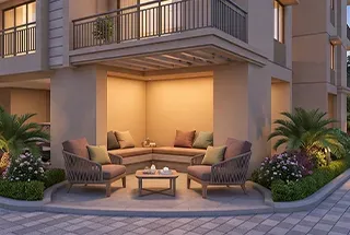 Seating Alcove at Vedshree Zenith Vista